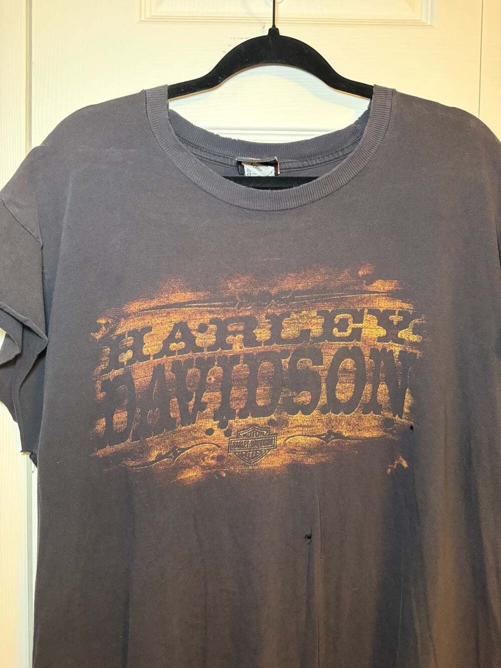 Harley-Davidson Distressed Graphic T-Shirt XL Black